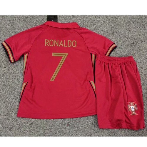 2020 Football Outfits Short Sleeve Soccer Jersey Team Strip 3-14 Years