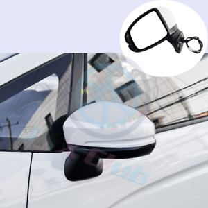 For Honda Jazz Fit GK5 2015-2018 LH Drive Side White Rearview Rear View Mirror 