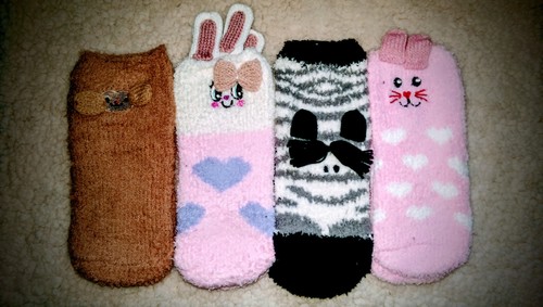 Socks Fun Cute Cozy Warm Fuzzy Animals For Kids