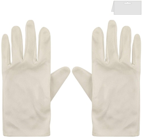 Ladies Short Wrist Gloves Smooth Satin For Party Dress Prom Evening Wedding