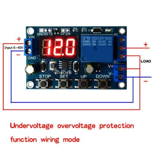 Battery Charger Discharger Board Under Voltage Over Protection Voltage R4F0 T2D7