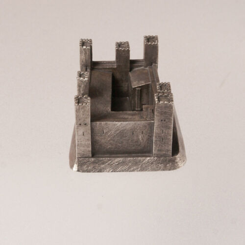 Sadaba castle historic architecture metal building model scale 1:1000 