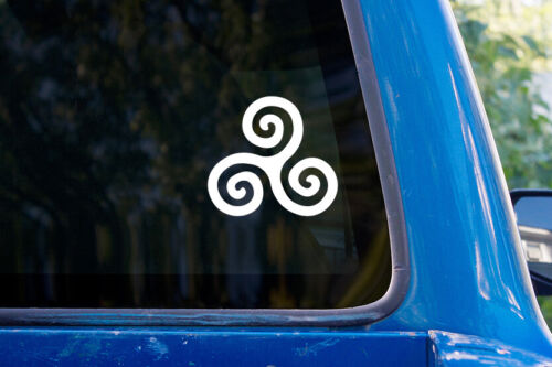 Triskelion vinyl sticker decal triskel celtic symbol car laptop 