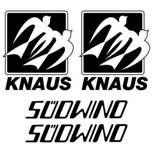 2 x Knaus Old SÜDWIND pegatina adesivo autocolante sticker autocaravana 