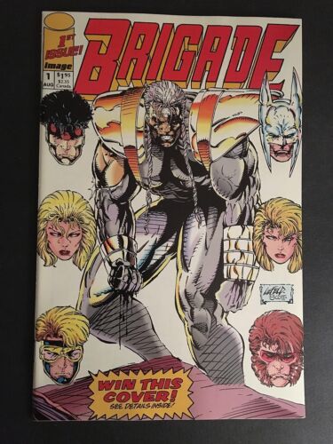 BRIGADE # 1 IMAGE 1992  9.8 NM-MT WHITE PAGES