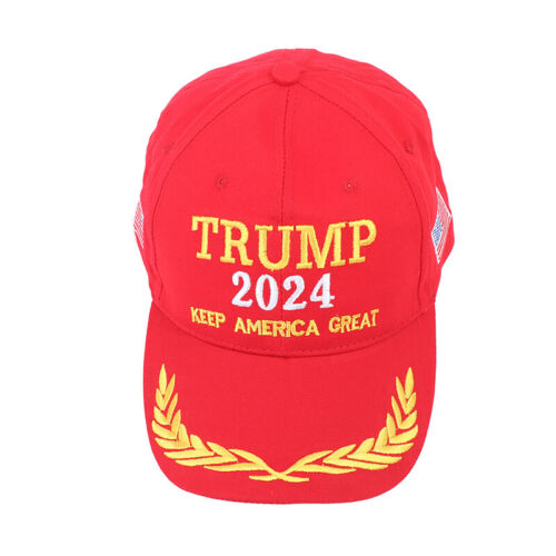 Trump 2024 Hat Maga Cap Baseball Kag Usa Keep America Great Again Red Gol DiF3