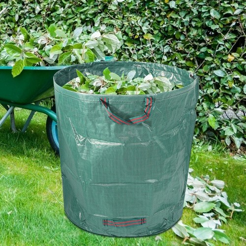 3Pcs 72 Gallons Garden Yard Lawn Leaf Waste Bags Containers Gardening Tote Bags
