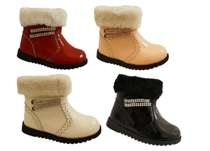 Baby winter boots size 4 Find a great selection of cold-weather gear for baby girls at lolapalka.cf Shop for winter clothes, snow jackets, snow boots & more. Free shipping & returns.