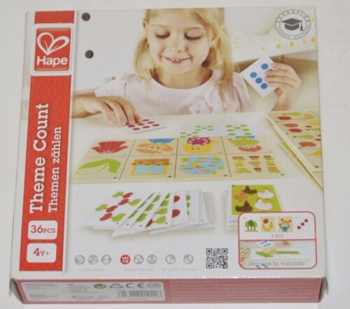 Home Education Theme Count Math Card Game Hape