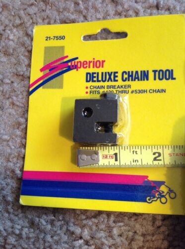 Superior Chain Breaker for #420 Thru #530H Chain Black With Pin Screw