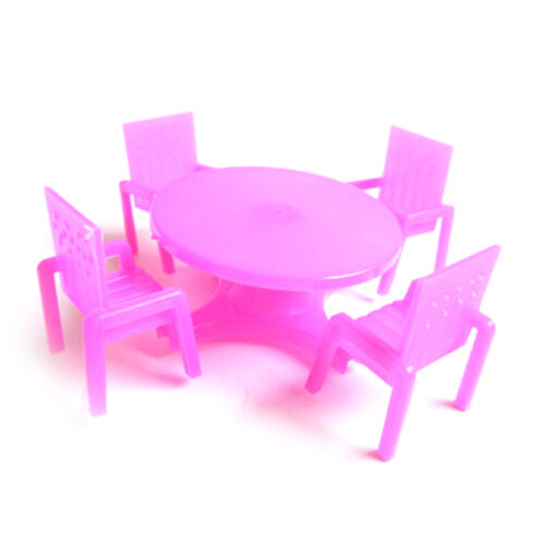 Plastic Kids Simulation Dollhouse Table Chair Sand Table Furniture For    X