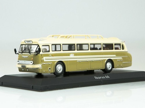 IKARUS 66 1955 Beige Scale model bus 1:72 Green