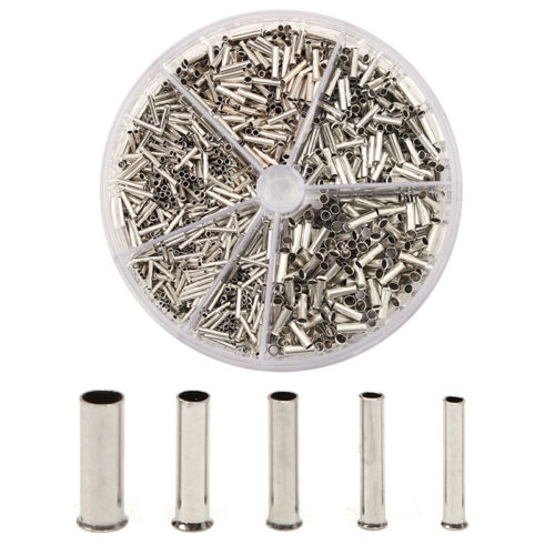 0.5mm-2.5mm² 1900pcs Insulated Pin End Terminal Crimp Wire Connector Protect Kit 