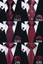 USA Wine Red Burgundy Men Ties Silk Solid Plain Paisley Animal Necktie Set Woven