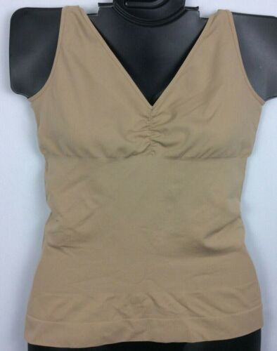 Details about  &nbsp;Cacique Level 2 Seamless Cami Shaper Lane Bryant MOCHA Slimming Compression New
