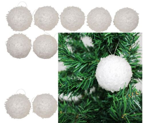 Neige Blanc boules à neige 10 DKB des boules de neige boules de Noël Boules de Noël M 