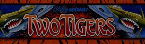 Two Tigers Arcade Marquee 26/" x 8/"