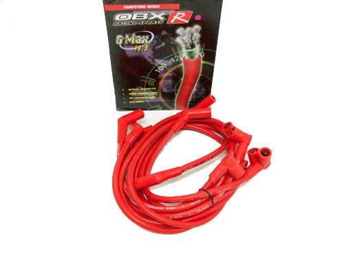OBX Racing Red Spark Plug Wires for 1999-2000 Ford Mustang 3.8L V6