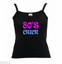 80s chick VEST TOP fancy dress party 80s night ALL SIZES SMALL TO 2XL