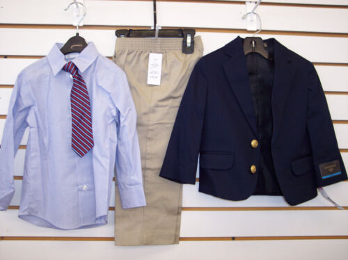 Infant & Toddler Boys $64.00 Dockers Navy & Khaki 4-Pc Suit Size 2T 