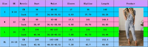 UK 8-18 Womens V Neck Drawstring Holiday Playsuit Dress Shorts Summer Jumpsuit
