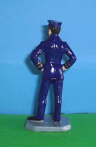 TOY SOLDIERS METAL EARLY 1900/'S BRITISH NAVY CAPTAIN 54MM