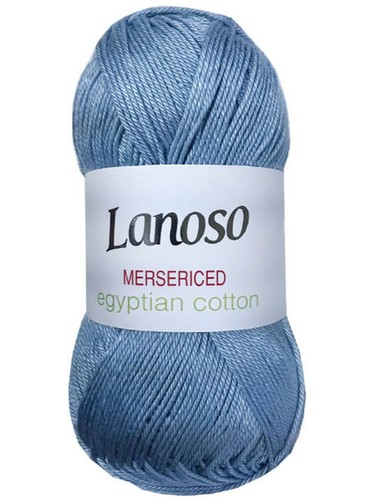 Lanoso Merserized 100g Baumwollgarn|100/% ägyptische merzerisierte Wolle Cotton