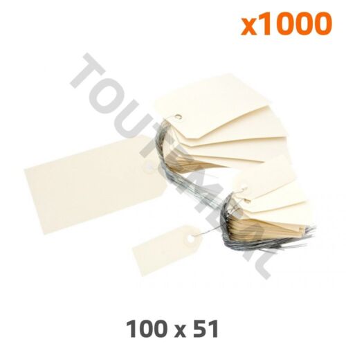 Etiquette américaine papier cartonné 100 x 51 mm par 1000