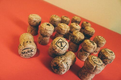 Premium Recycled Champagne Corks, 50 Count. 