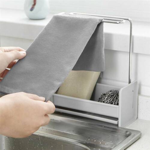 Stands Tidy Sponge Sink Holder Soap Storage Rack Home Use Kitchen Organizer 6T