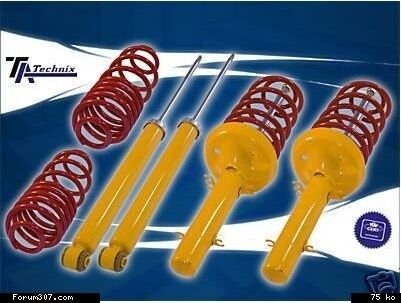 Kit Amortisseurs Ressorts Sports Courts Vw Polo 6N2-60//-40mm