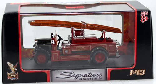 Leyland fk-1 bomberos 1934 rojo 1:43 yat ming maqueta de coche