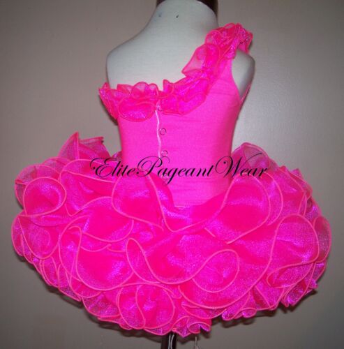 National Pageant Dress Shell  sizes 6mos to 5//6 Girls