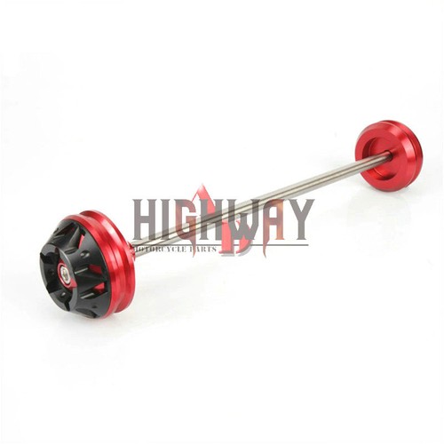 Front Axle Fork Crash Sliders Wheel Protector Fit KAWASAKI Ninja ZX6R 10R 14R Q