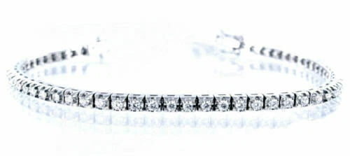 Bracciali di lusso bianchi in argento sterling pietra principale zircone