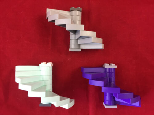 Treppe Lego Wendeltreppen verschiedene Farben 8-Stufig Castle Ritter Burg 