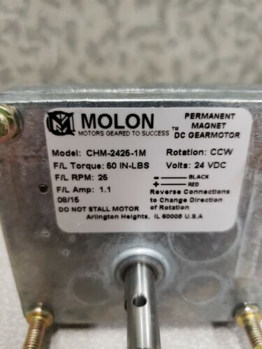 Molon CHM-2425-1M Permanent Magnet DC Motor *With Boot* 