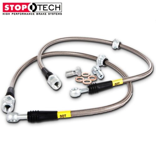 REAR BRAKE LINE KIT FOR 96-04 ACURA RL STOPTECH STAINLESS STEEL BRAIDED FRONT