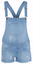 NEU DAMEN DENIM LATZHOSE SHORTS KLEID MÄDCHEN OVERALL SIZE 8 10 12 14 16