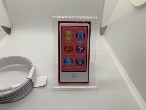 Generation 16GB Product Red NEU NEW 7G RAR Collectors Rot Apple iPod nano 7th 7