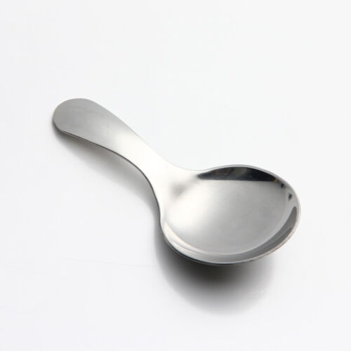 Stainless Steel Spoon Short Handle Sugar Salt Spice Spoon Tea Coffee Scoop 1Pc