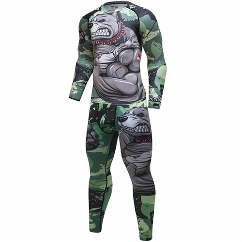Men/'s Compression Shirts 3D Game Characters Tights Long Sleeve Crossfit T-Shirt