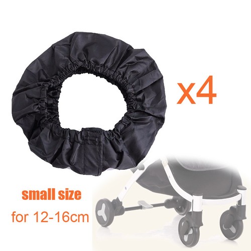 4 pcs Baby Stroller Pushchair Wheels Tire Covers Anti-dirty Pram Buggy Accessory