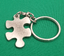 Jigsaw Puzzle Piece KeyRing Hand Crafted Key Ring in pouch Gift Idea 30mm