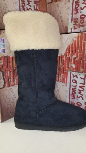 Frisky Black Faux Suede Women/'s Snow Winter Shoes Boots size 5-10 F9510