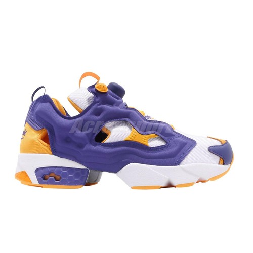 Reebok Insta Pump Fury OG MU White Purple Yellow Men Running Shoe Sneaker DV8291