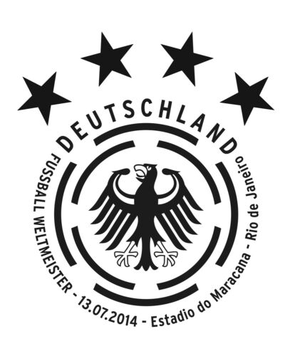 Logo Details about   Campeón Mundial Alemania 4 Estrellas Escudo Adhesivo de Coche Fútbol 