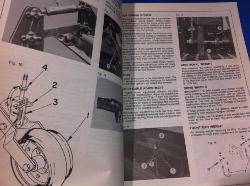 9690 NO TILLAGE DRILLS  Operation Assembly Catalog Manual Book Details about  / Bush Hog 9670