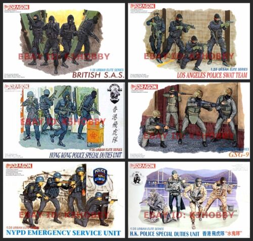 #04 DRAGON 1/35 MODERN CITY POLICE AND SWAT TEAM SERIES