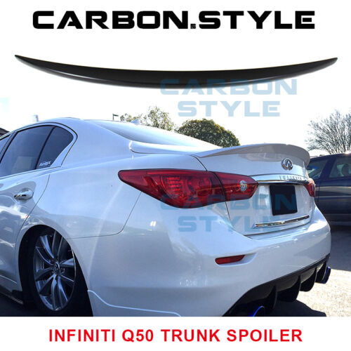 Painted Color For INFINITI Q50 Sedan D Type Trunk Spoiler Sedan Sport 2017 
